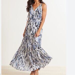 Roan + Ryan Naomi Tiered Halter Dress Sz S